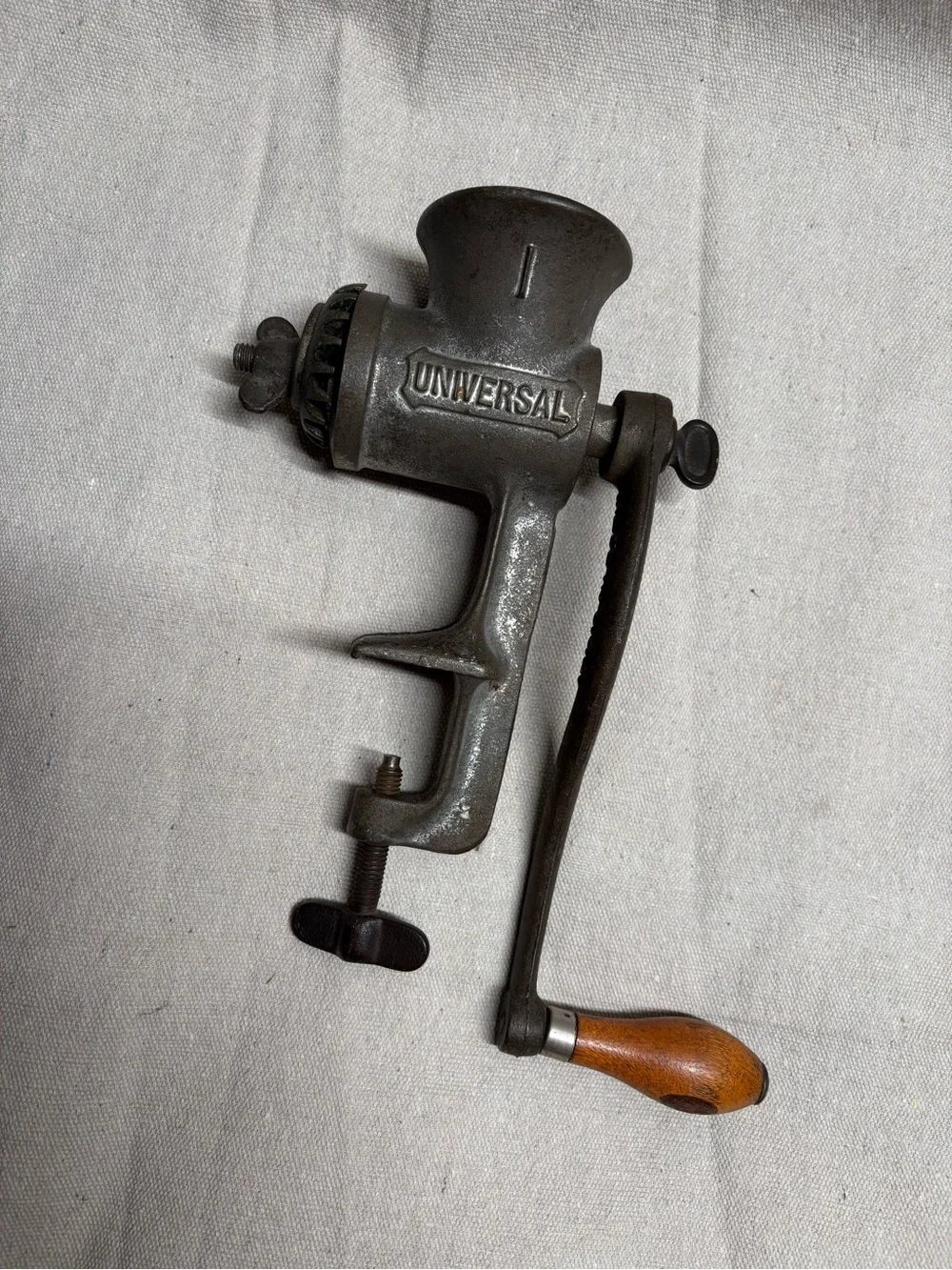 Antique Universal Co. food chopper and meat grinder
